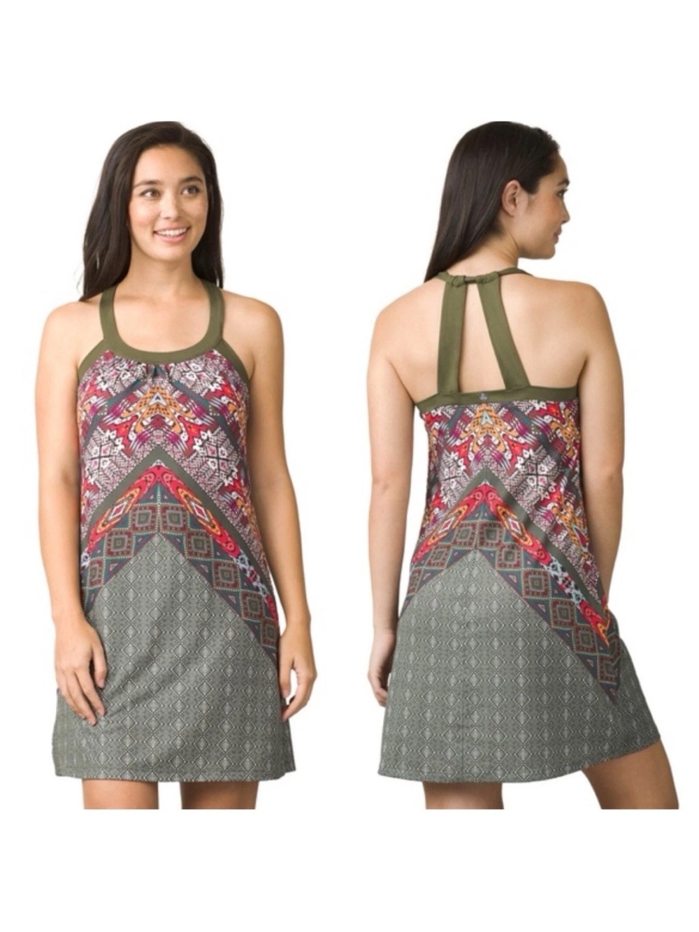 Prana Cantine Halter Cargo Marrakesh Dress Size Large